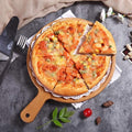 Pizza Peel Round Bamboo Cutting Board With Handle