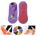 Full Color Indoor Non-slip Grip Socks
