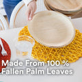 10" Round Palm Leaf Plates