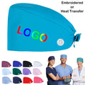 Medical Nurse Scrub Cap with Button