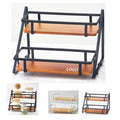 Bamboo And Wood Double Ladder Frame