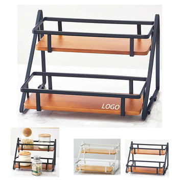 Bamboo And Wood Double Ladder Frame
