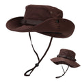 Sun Hat Wide Brim Boonie Hat with Drawstring
