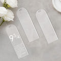 Blank Transparent Acrylic Bookmark