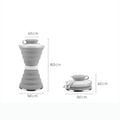 17 Oz Silicone Collapsible Water Bottle Cup With Carabiner