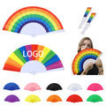 Full color Handheld Folding Fabric Fan