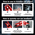 2-in-1 Emergency Car Safety Hammer