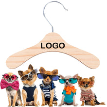 Pet Dog Cat Apparel Mini Wooden Clothes Hanger