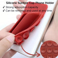 Silicone Suction Cup Lipgloss Phone Card Holder