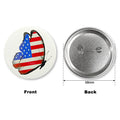 Iron Round Badge With Frosted Base