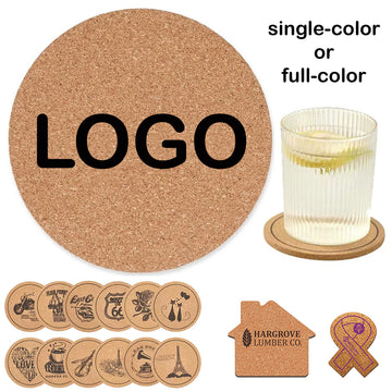 3.5" Round Cork Coaster