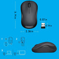 Silent Wireless Mouse Ergonomic Usb For Office Home