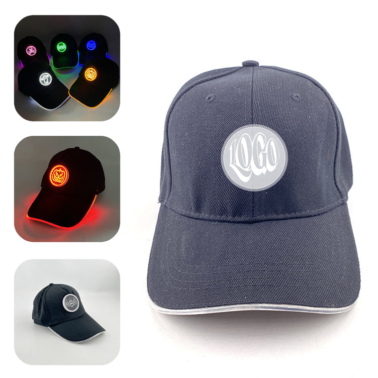 LED Fiber Optic Light Up Baseball Cap