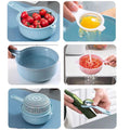 12-Piece Multifunctional Removable Kitchen Cutter Set