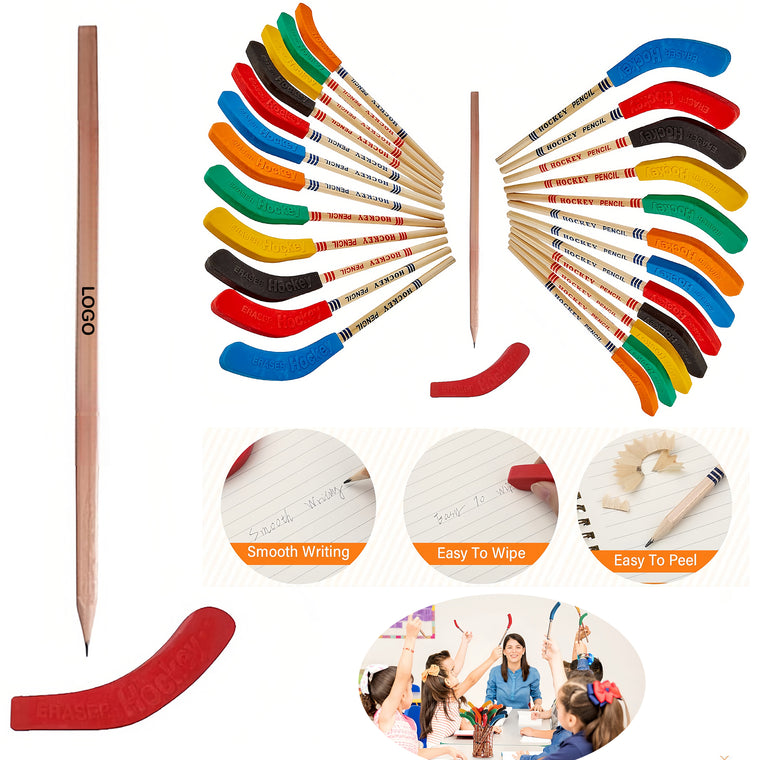 Hockey Stick Pencil with Eraser