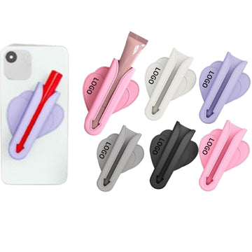 Silicone Lip Lipstick Holder For Phone