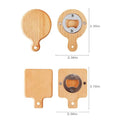 Solid Wood Fridge Magnet Bottle Opener