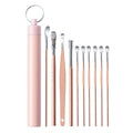 10Pcs Portable Stainless Steel Ear Scoop Set W/ Storage Box