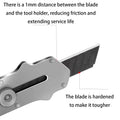 Retractable Stainless Steel Heavy-Duty Utility Knife