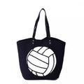 Canvas Bag With Rugby Pattern
