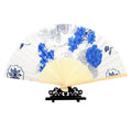 9" Handheld Folded Bamboo Fan