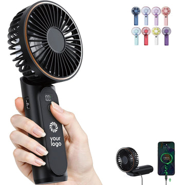 Ultra Quiet 6 Speed Portable Rechargeable Handheld Fan