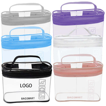 PVC Travel Toiletry Bag Clear Makeup Cosmetic Organizer