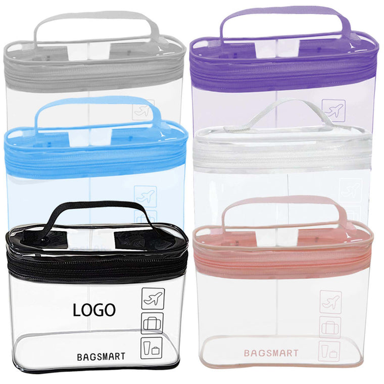 PVC Travel Toiletry Bag Clear Makeup Cosmetic Organizer