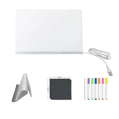 Acrylic Dry Erase Board With Light