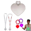 LED Heart Glow Necklace