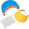 Adjustable Pediatric Foam Visors with Coil Bands
