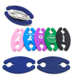 Custom Pocket Silicone Cable Straps Cord Wrap Organizer