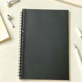 Kraft Cover Sketchable Spring Loose leaf Blank Notebook