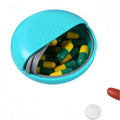 Portable Round Rotating Pill Box Organizer