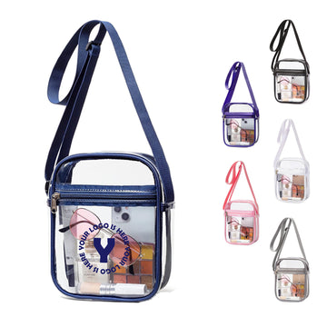 New Best Value Clear Pvc Crossbody Shoulder Bag