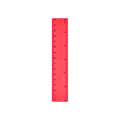 15cm Colorful Transparent Plastic Ruler