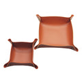 Square PU Leather Storage Box