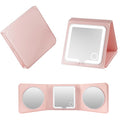 Tri-Fold Makeup Mirror With Lights