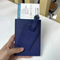 Personalized Leather Passport Holder Luggage Tag Set