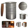 Retro Industrial Style Stainless Steel Cup