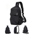 Black Sling Crossbody Backpack Bag
