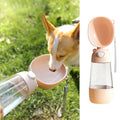 Pet Water Bottle With Food Container