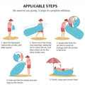 Outdoor Beach Lazy Inflatable Folding Bed Sofa Sleeping Bag