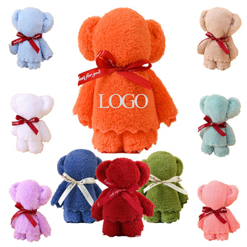 Plush Teddy Bear Towel