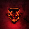 Halloween Led Cool Light Scary Clown Mask