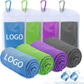 40" X 12" Summer Outdoor Fitness Quick Dry Cold Towel