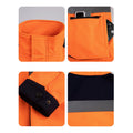Hi-Vis Waterproof Fleece Work Coverall Set
