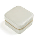 Square Velvet Jewelry Box With Mirror