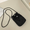 One Shoulder Crossbody Drawstring Bag