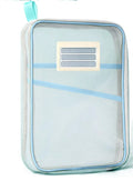 Large-Opening Mesh Zipper Student Pencil Case